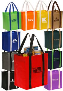 Picture of Non-Woven Grocery Tote Bags (12.375"x14")