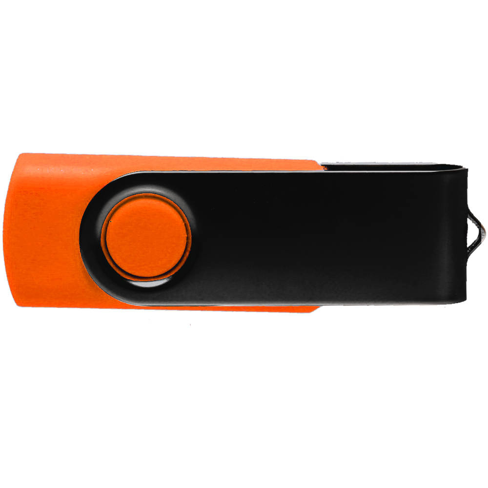 Picture of 8 GB Swivel USB Flash Drive w/ Black Cover