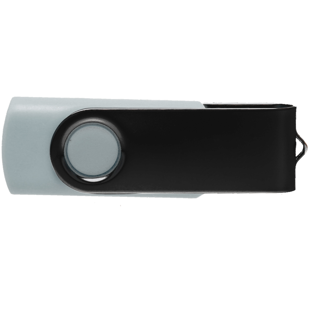 Picture of 8 GB Swivel USB Flash Drive w/ Black Cover