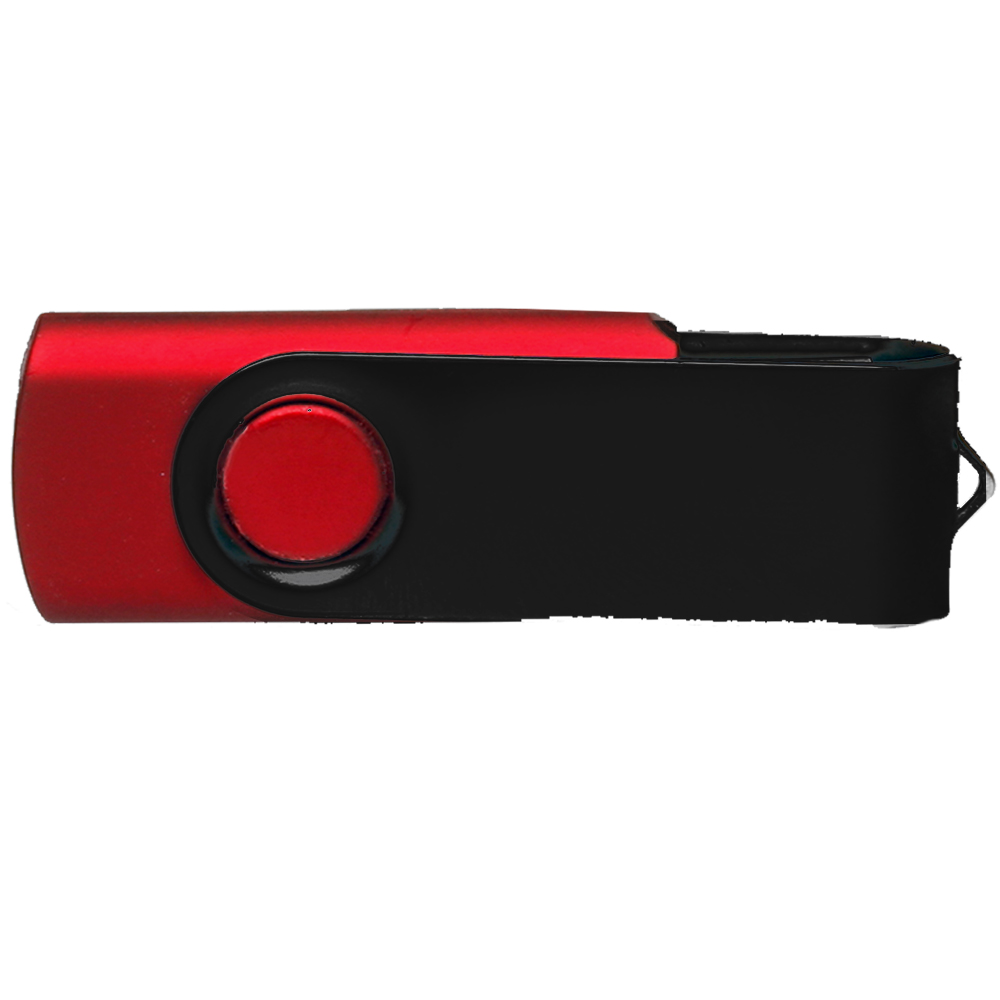 Picture of 8 GB Swivel USB Flash Drive w/ Black Cover