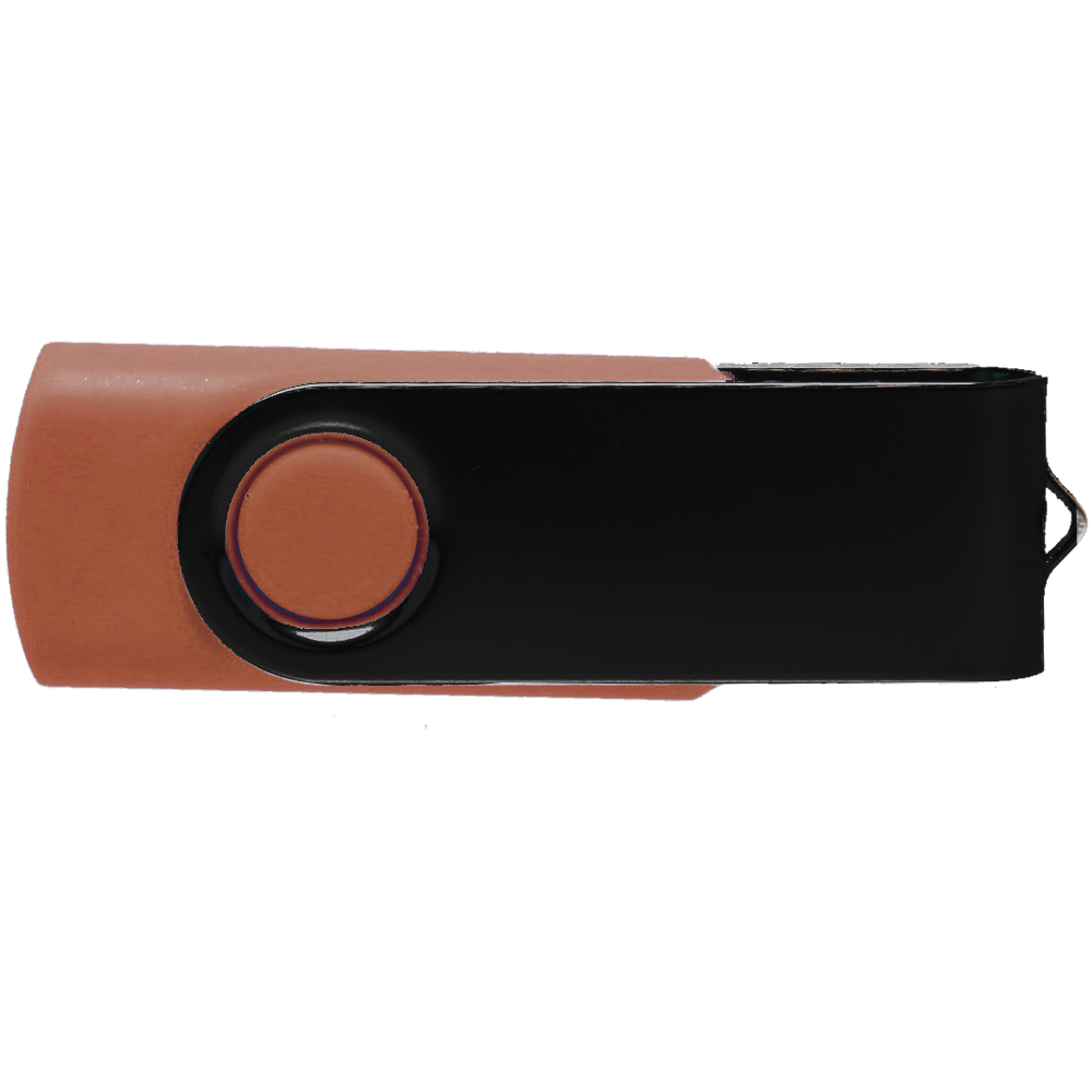 Picture of 8 GB Swivel USB Flash Drive w/ Black Cover