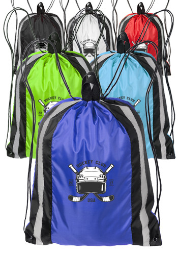 Picture of Alias Large Reflector Drawstring Backpacks