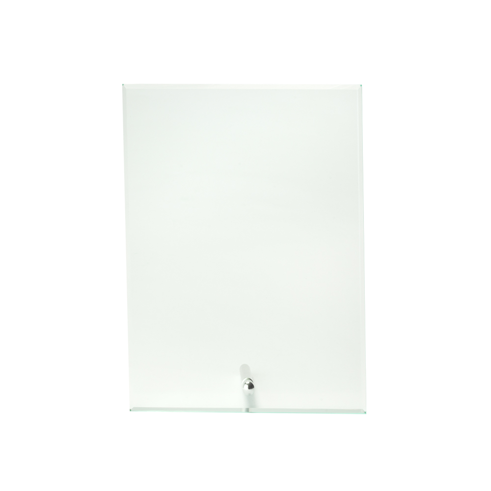 Picture of Small Jade Glass Plaque Awards with Stand