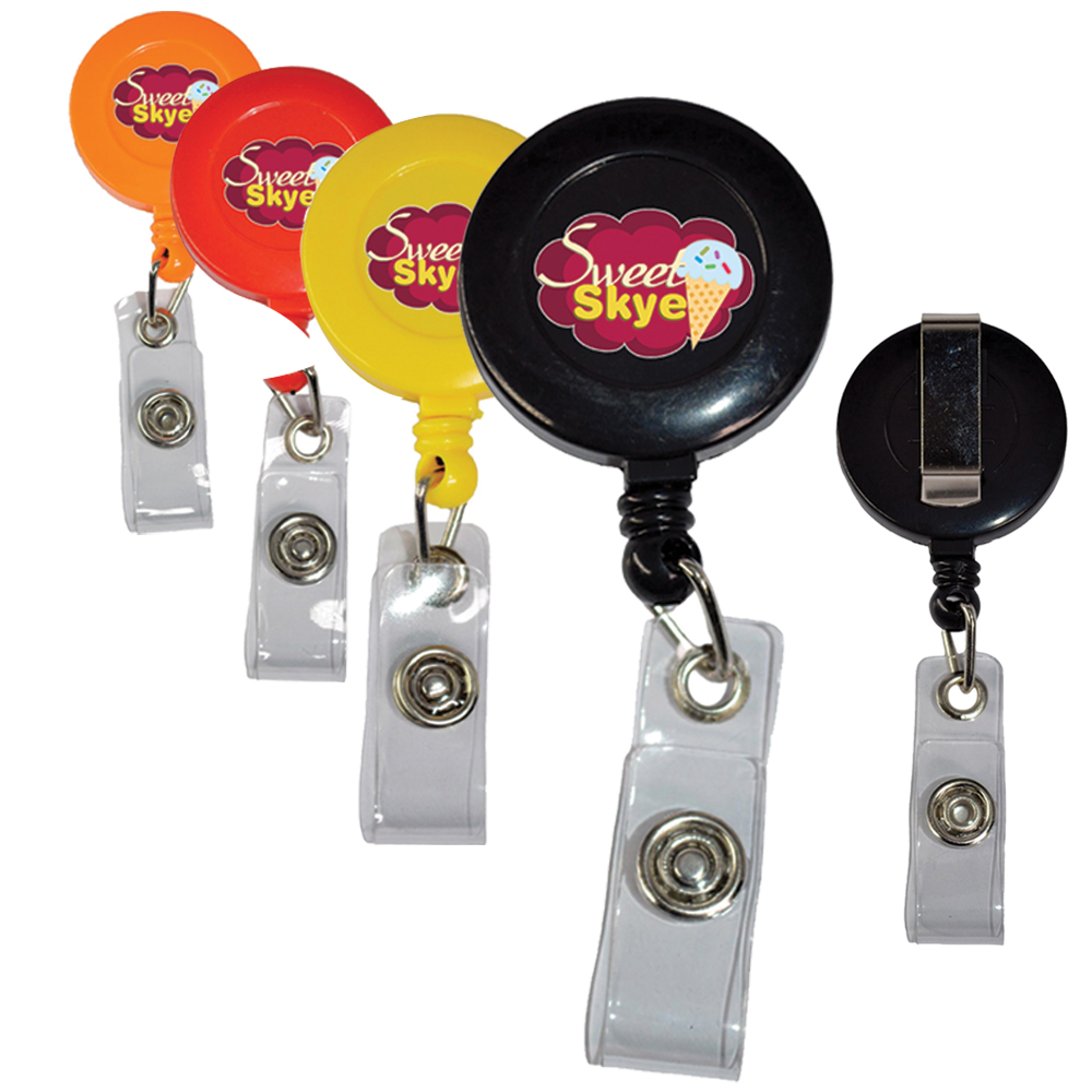 Picture of Retractable Badge Reel Holder with Belt Clip