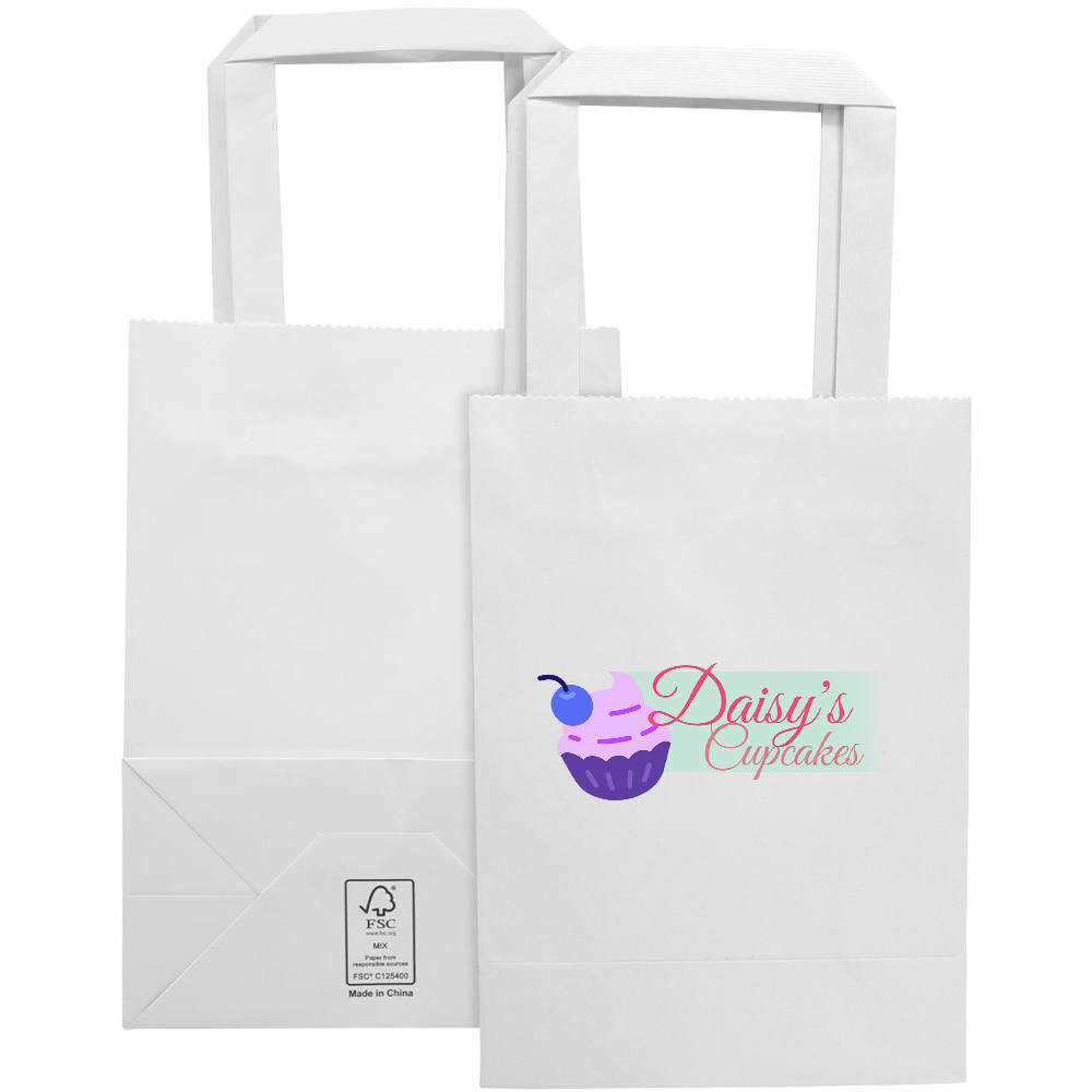 Picture of Small White FSC Paper Bag