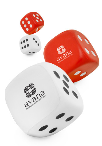 Picture of Dice Shaped Stress Ball