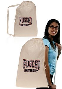 Picture of Collegiate Natural Cotton Laundry Bags