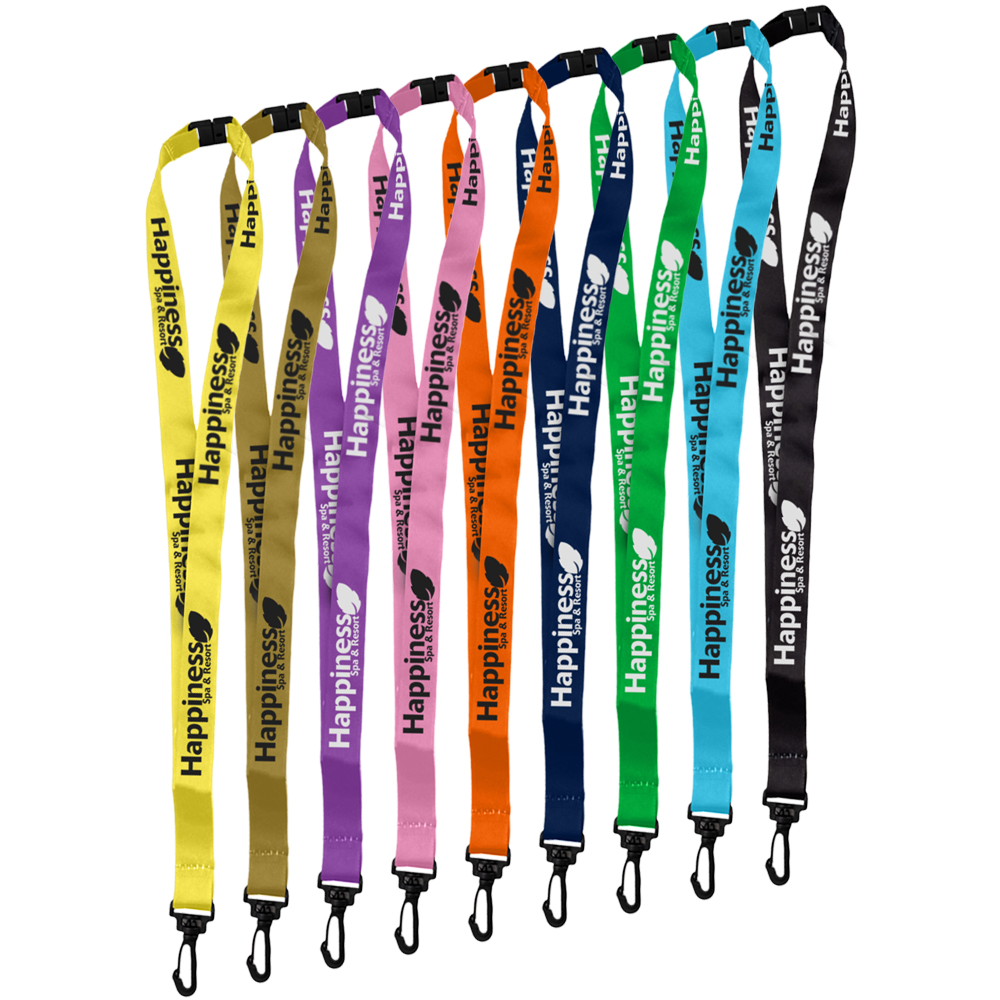 Picture of 0.75" Dye Sublimation Lanyards with Safety Breakaway