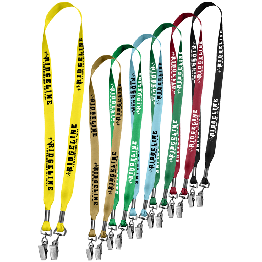 Picture of 0.75" USA Made Double Ended Dye-Sub Lanyard