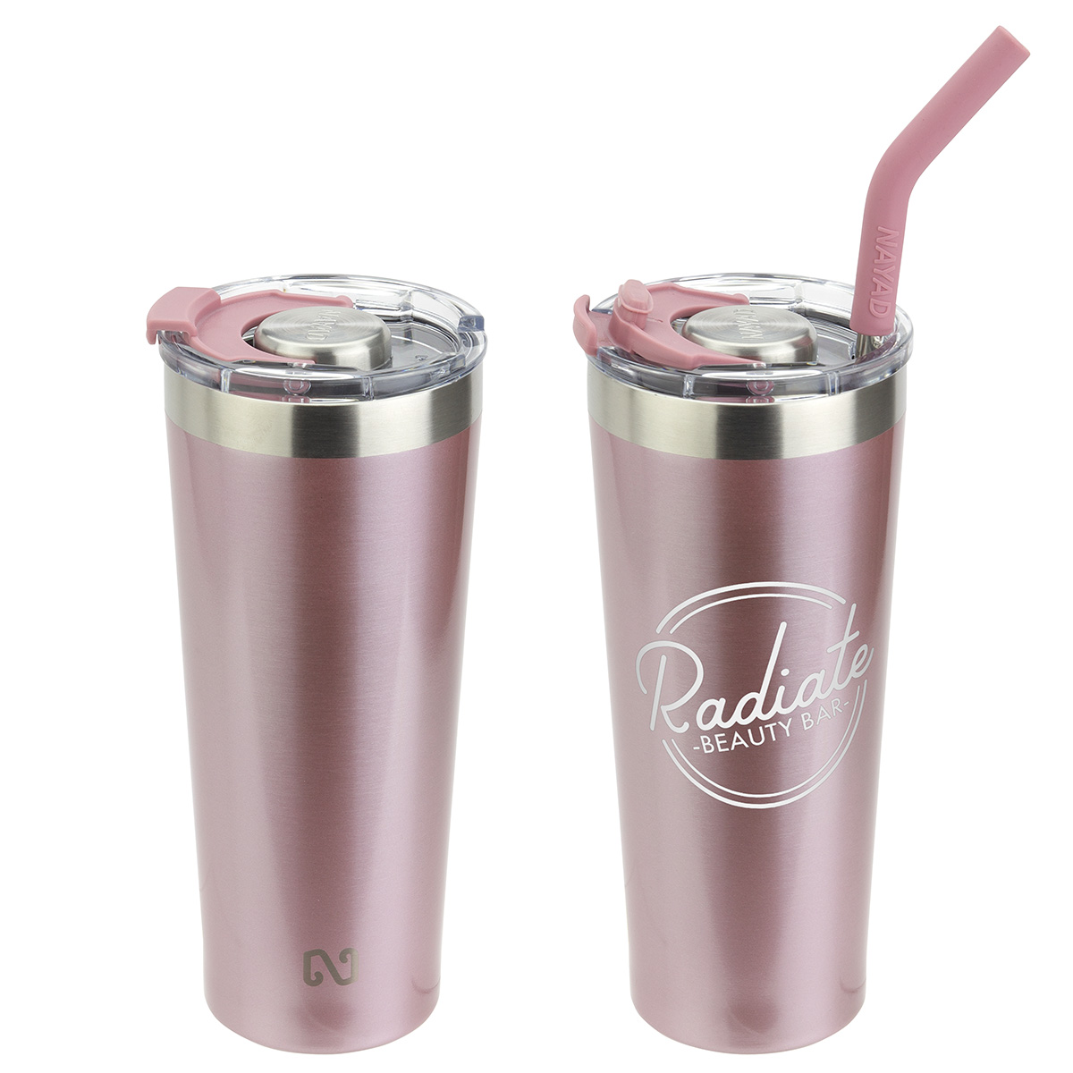 Picture of NAYAD® Trouper 22 oz Stainless Double-wall Tumbler with Straw