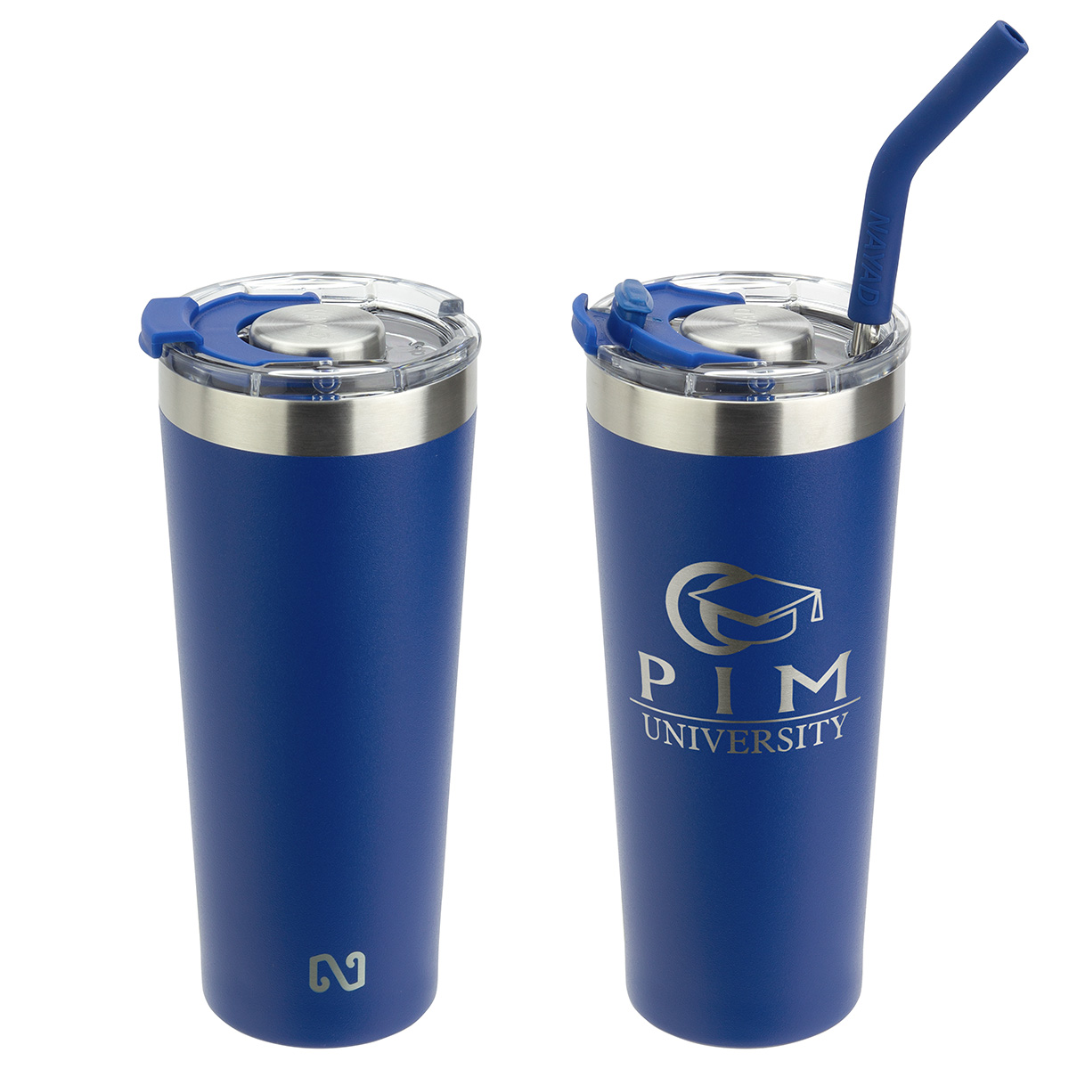 Picture of NAYAD® Trouper 22 oz Stainless Double-wall Tumbler with Straw