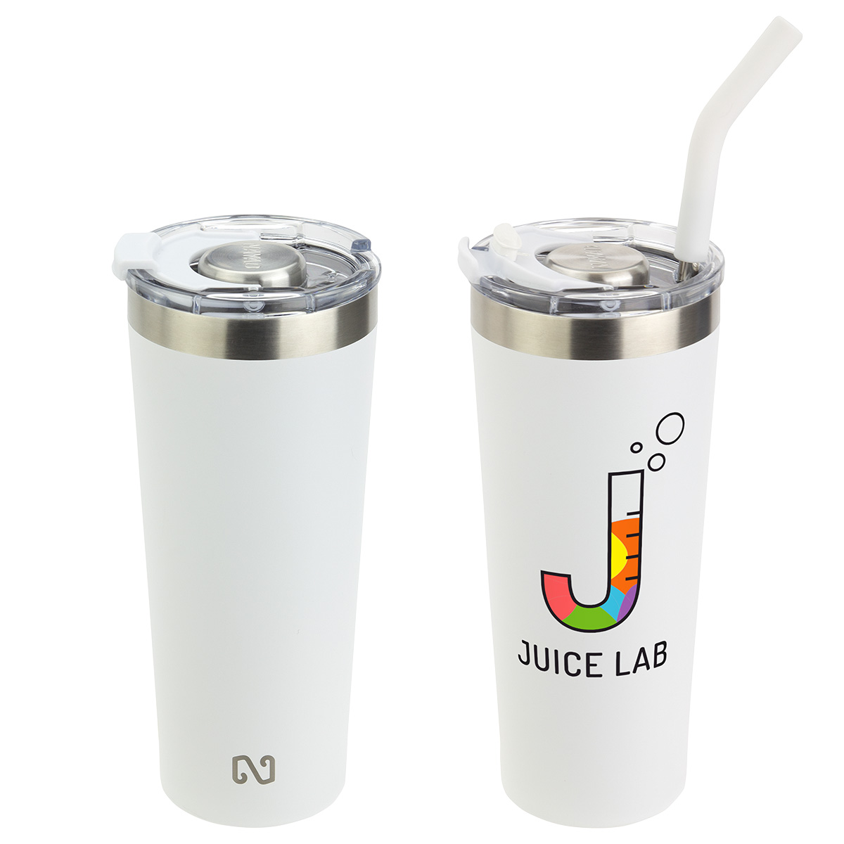 Picture of NAYAD® Trouper 22 oz Stainless Double-wall Tumbler with Straw