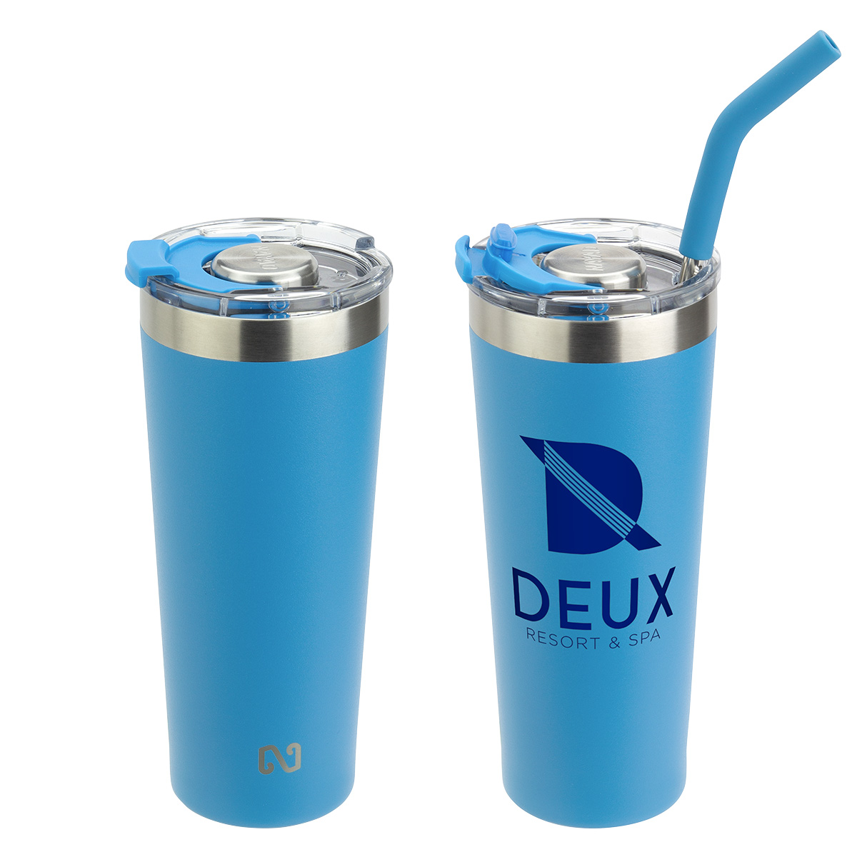 Picture of NAYAD® Trouper 22 oz Stainless Double-wall Tumbler with Straw