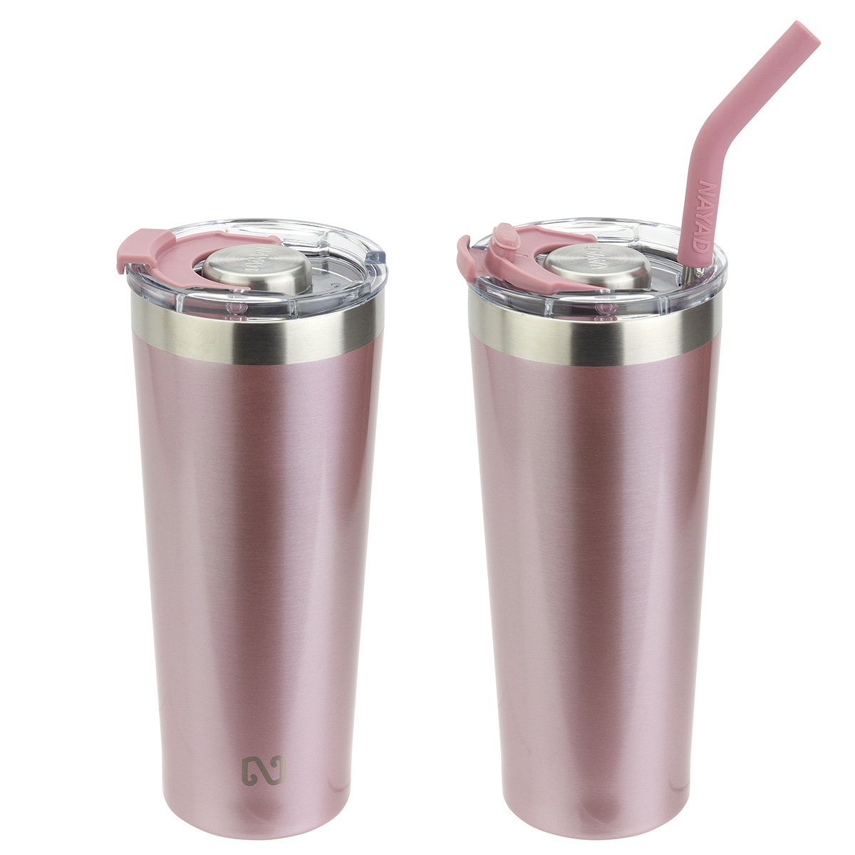 Picture of NAYAD® Trouper 22 oz Stainless Double-wall Tumbler with Straw