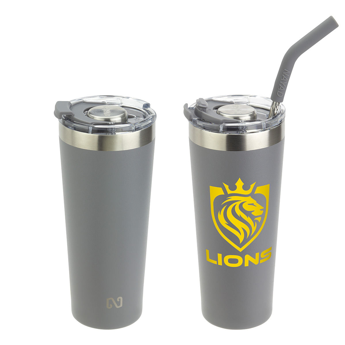Picture of NAYAD® Trouper 22 oz Stainless Double-wall Tumbler with Straw