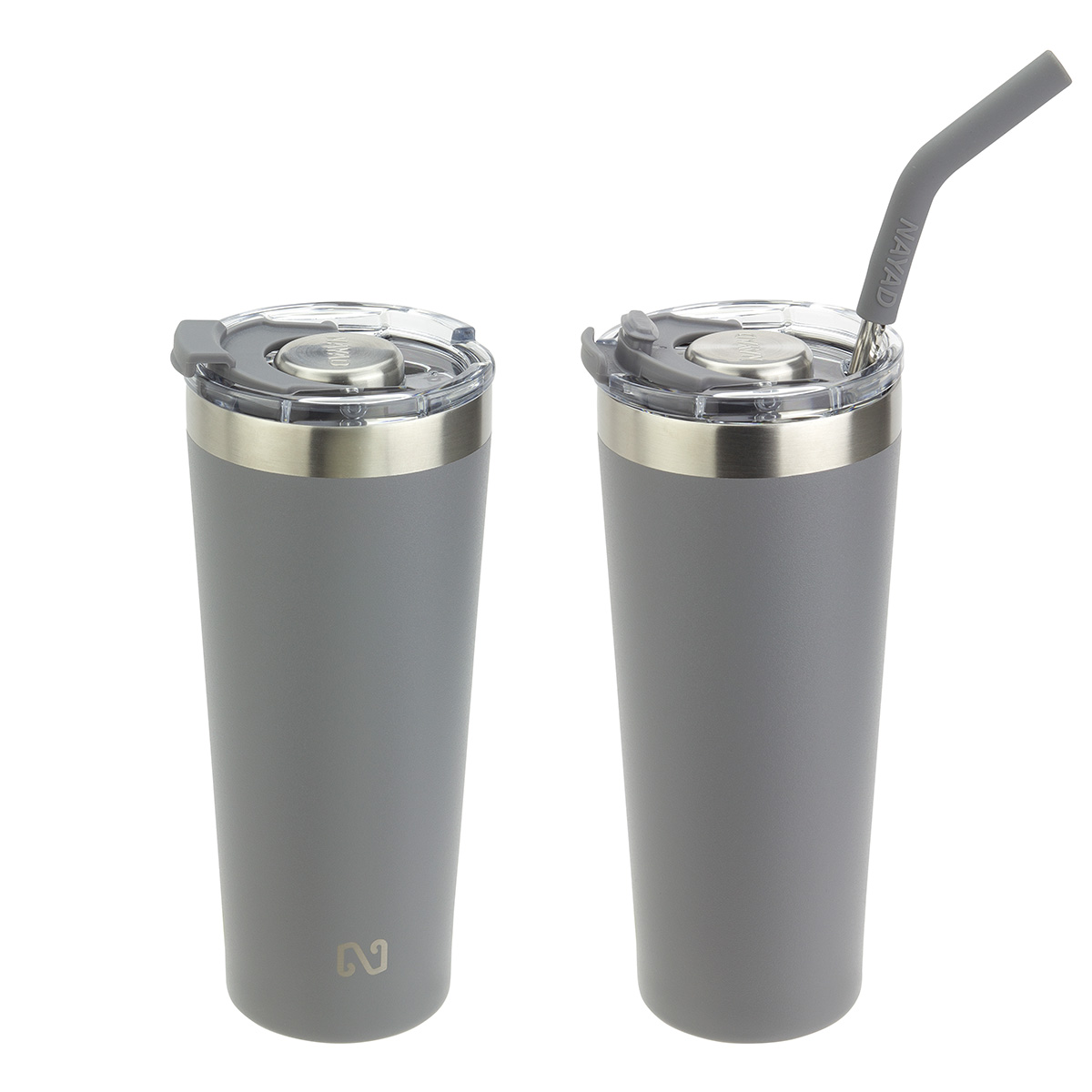 Picture of NAYAD® Trouper 22 oz Stainless Double-wall Tumbler with Straw