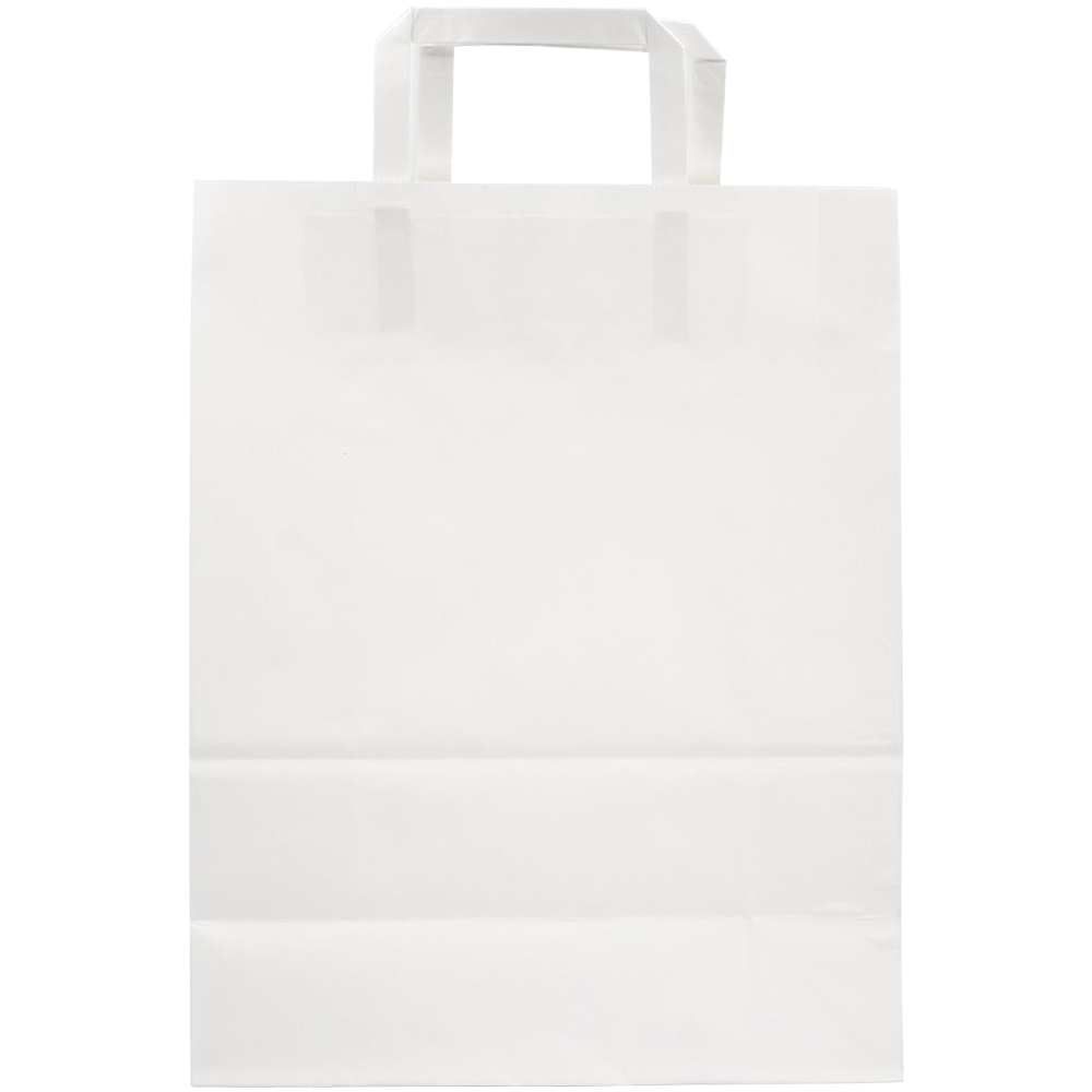 Picture of Large FSC Certified White Paper Bag