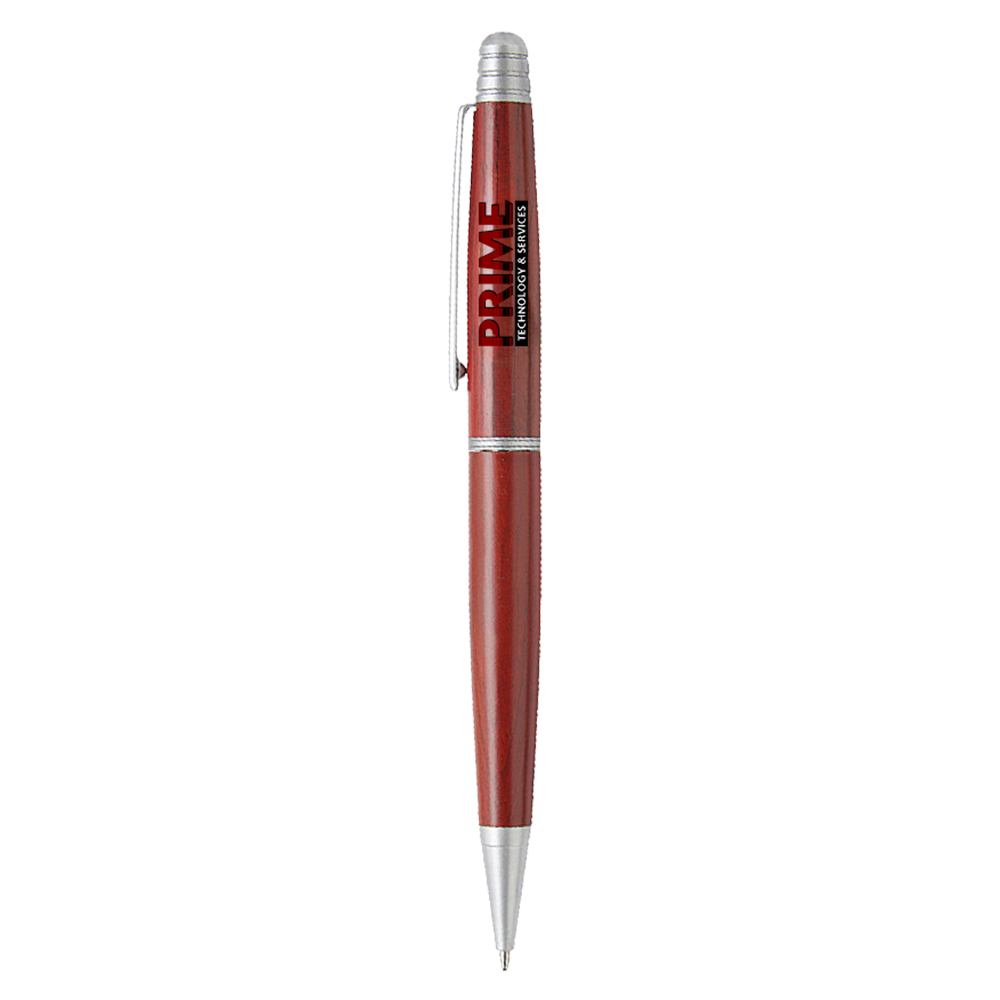 Picture of Terrific Timber-4 Pen and Pencil Set in Wooden Box