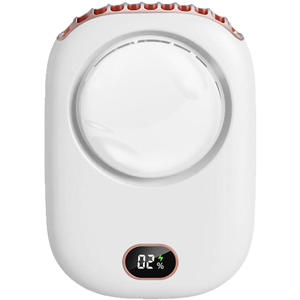 Picture of 2000 mAh Portable Neck Fan with Adjustable Lanyard and Bracket