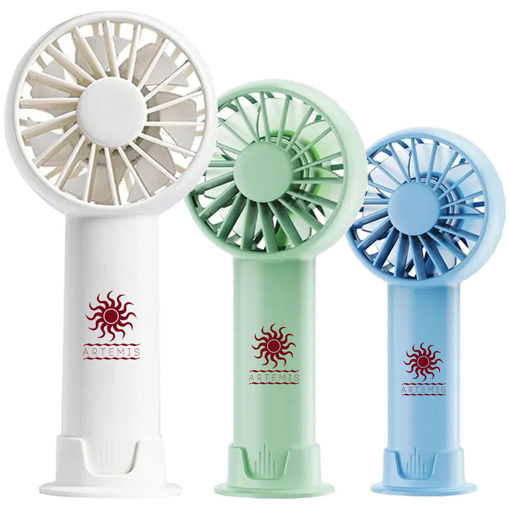 Picture of 3-Speed USB Rechargeable Battery Fan with Base