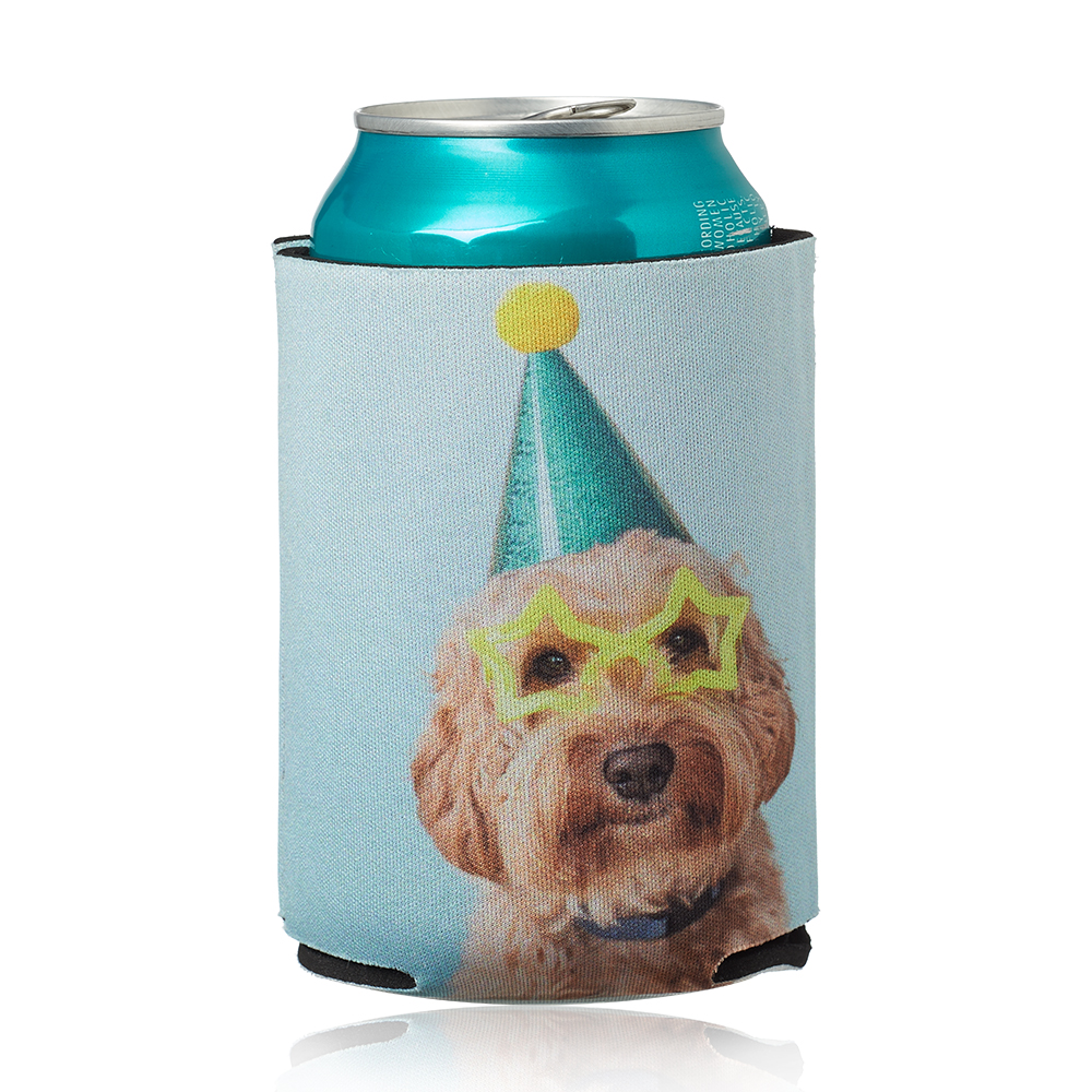 Picture of Full Color Collapsible Neoprene Can Coolers