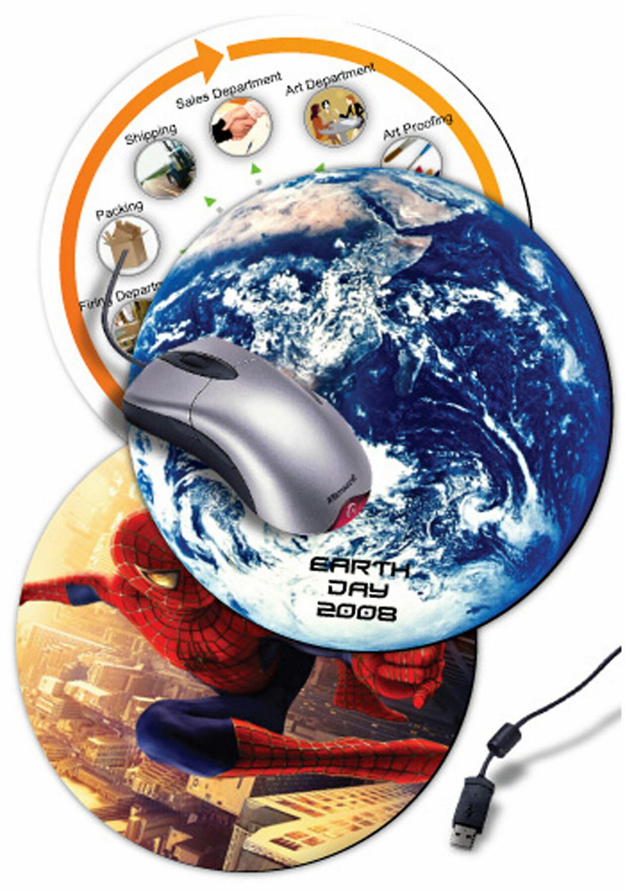 Picture of Round Mouse Pad (8" Diameter x 1/4" Thickness)