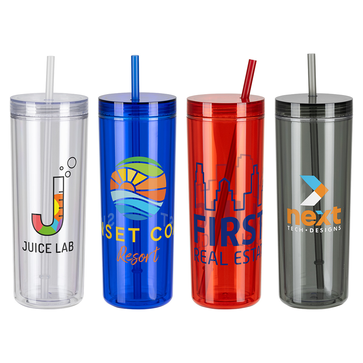 Picture of Arden 16 oz Recycled Acrylic Straw Tumbler
