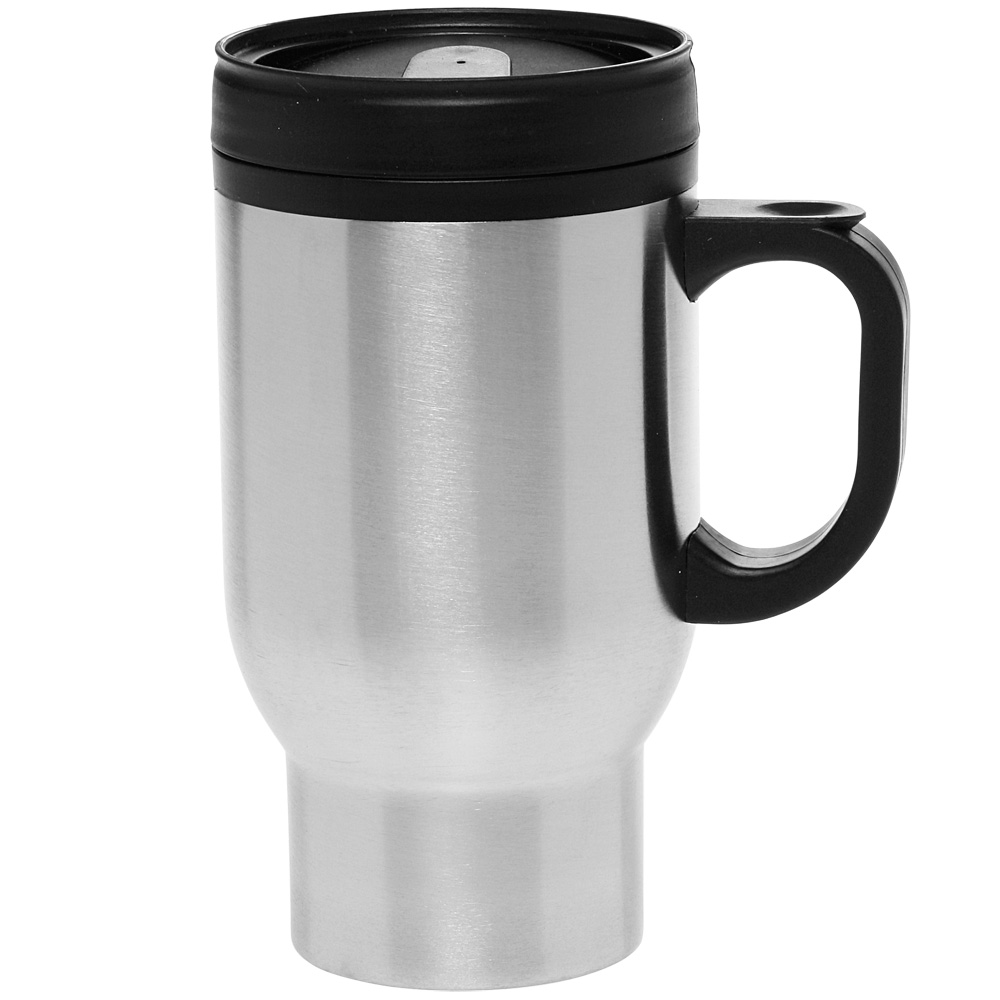 Picture of 16 Oz. Stainless Steel Travel Mugs w/ Plastic Handle
