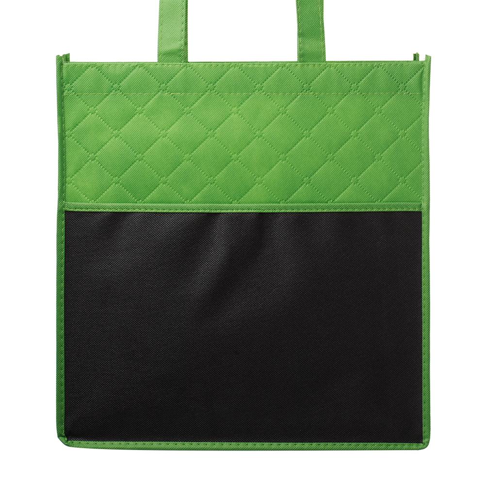 Picture of Reusable Quilted Pocket Grocery Tote Bags