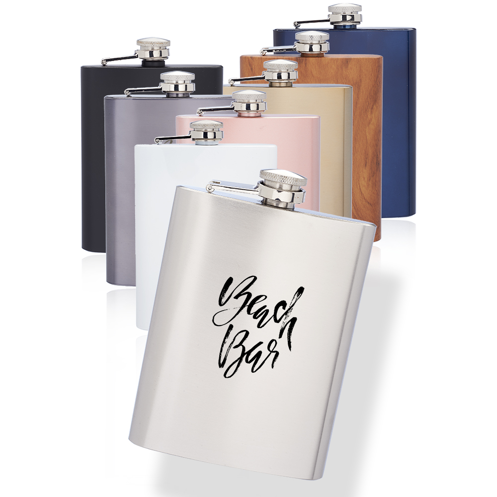 Picture of 8 Oz. Verano Stainless Steel Hip Flasks
