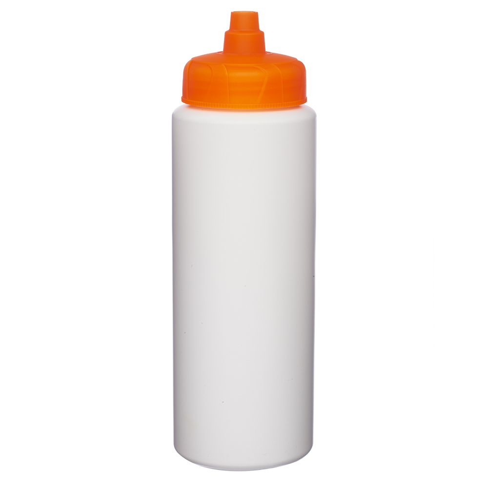 Picture of 30 Oz. HDPE Plastic Water Bottles with Quick Shot Lid