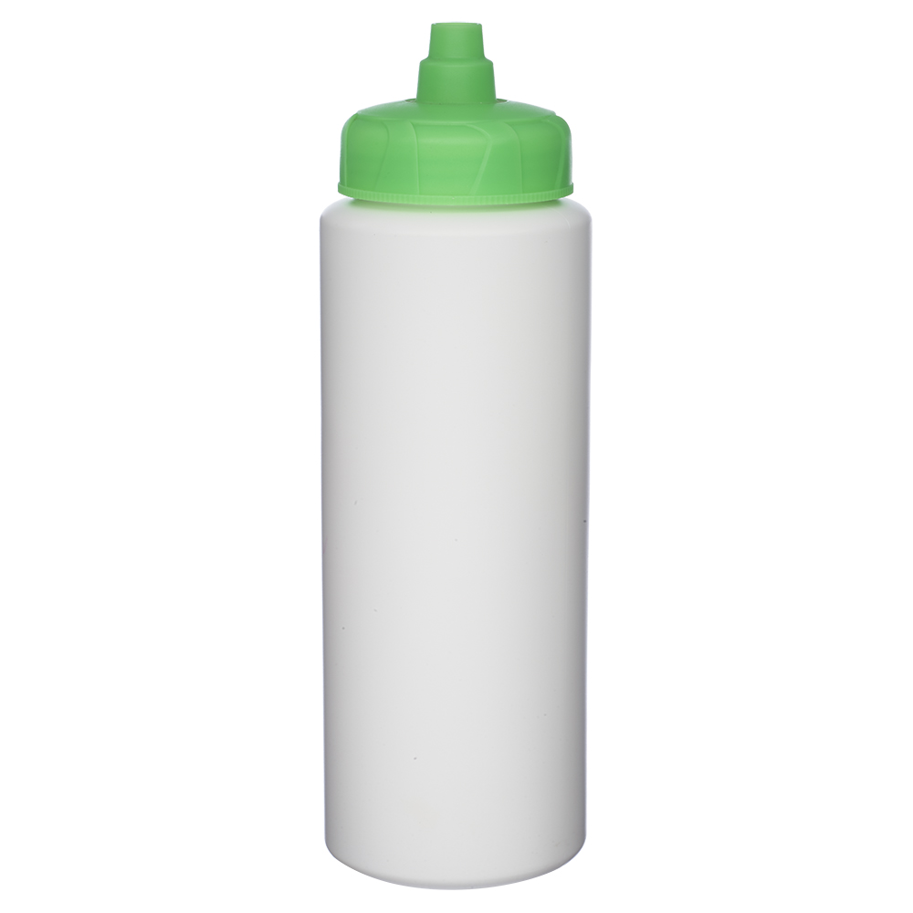 Picture of 30 Oz. HDPE Plastic Water Bottles with Quick Shot Lid