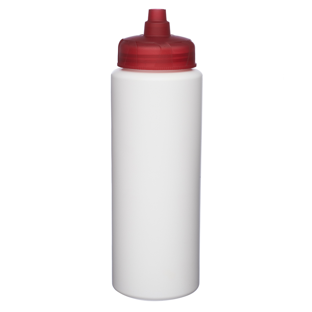 Picture of 30 Oz. HDPE Plastic Water Bottles with Quick Shot Lid