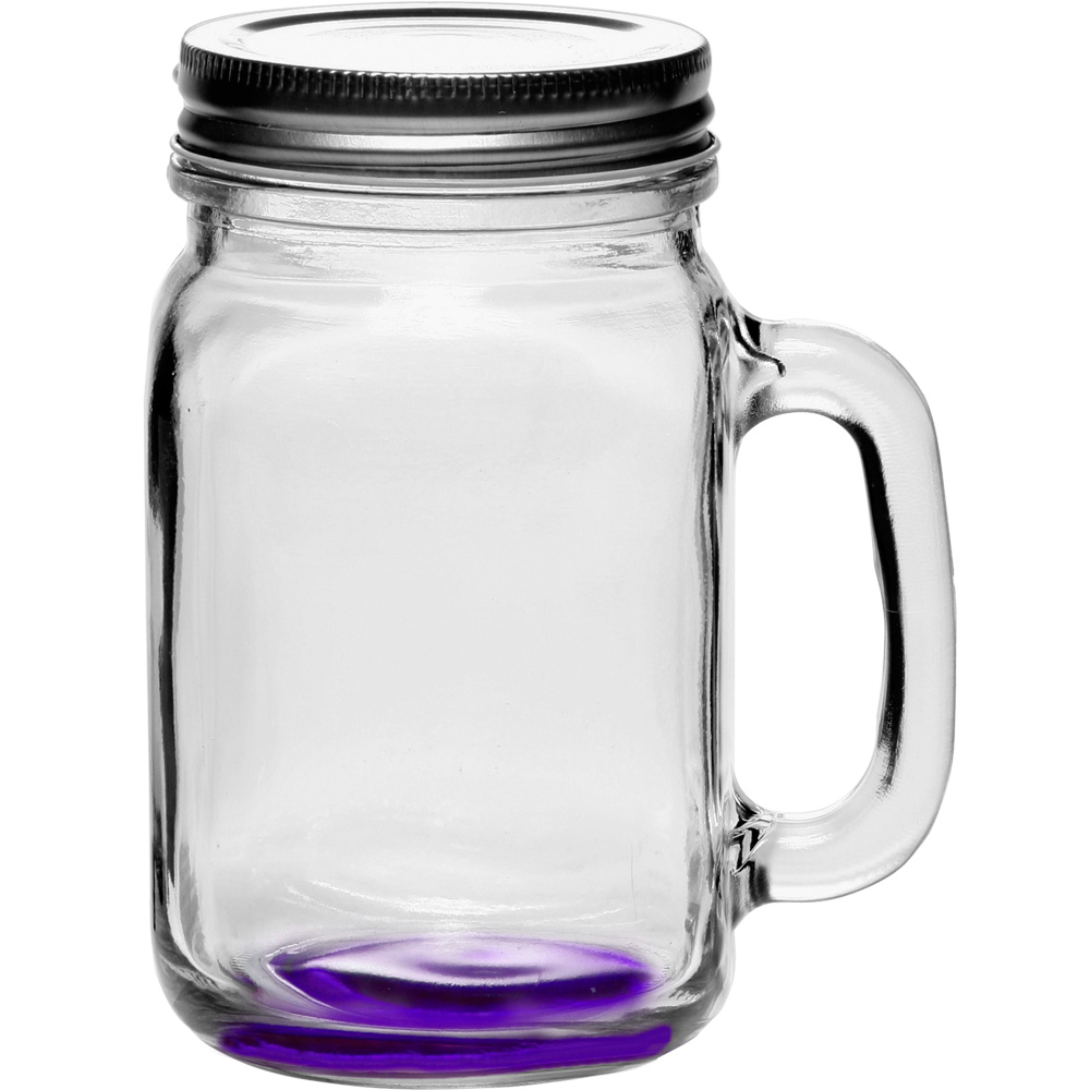 Picture of 16 Oz. Libbey? Handle Mason Jars w/ Lids