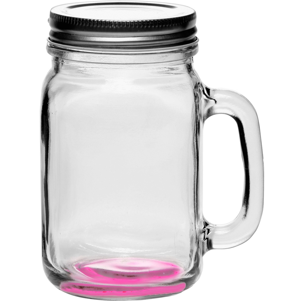 Picture of 16 Oz. Libbey? Handle Mason Jars w/ Lids