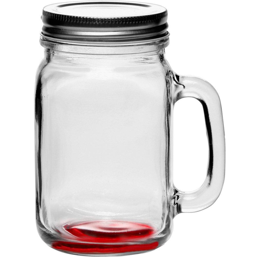 Picture of 16 Oz. Libbey? Handle Mason Jars w/ Lids