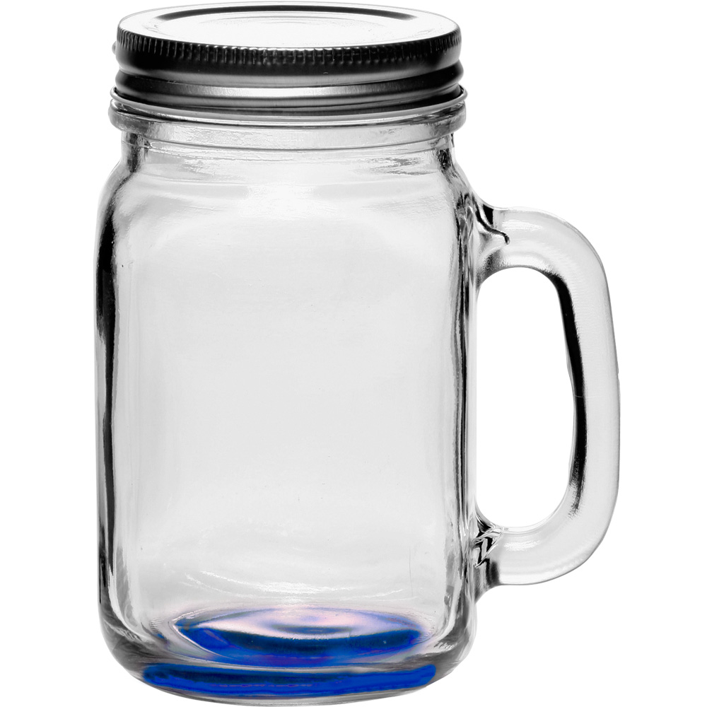Picture of 16 Oz. Libbey? Handle Mason Jars w/ Lids