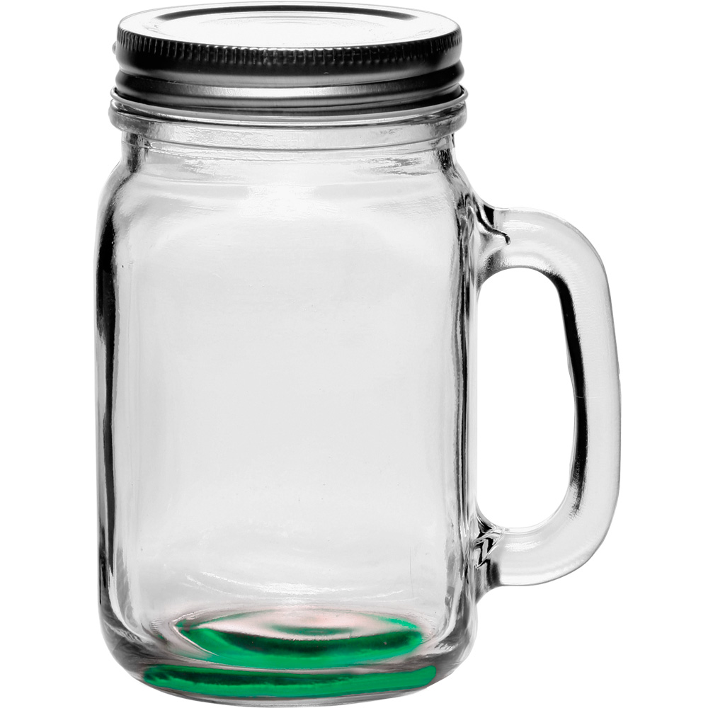 Picture of 16 Oz. Libbey? Handle Mason Jars w/ Lids