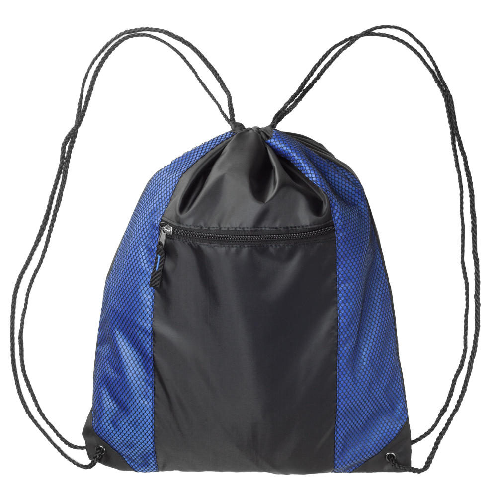 Picture of Beyer Zipper Pocket Drawstring Backpacks