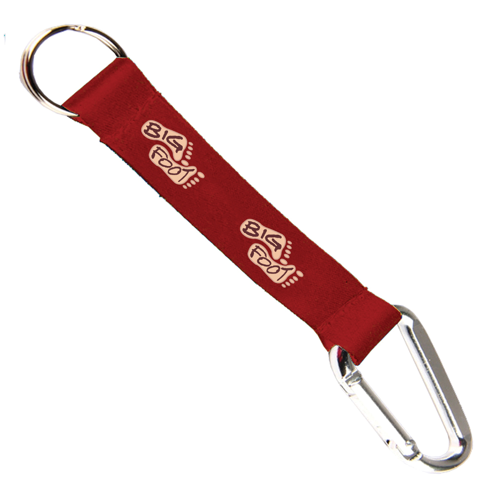 Picture of 0.75" Dye-Sublimation Carabiner Pocket Lanyard