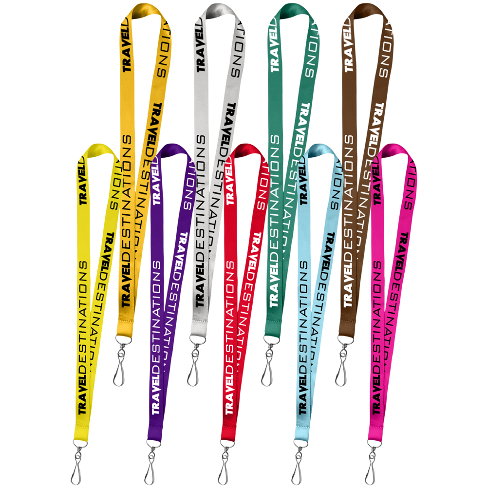 Picture of 0.75" Polyester Silkscreen Lanyard