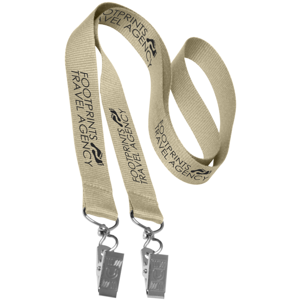 Picture of 0.75" Double Ended Polyester Lanyard