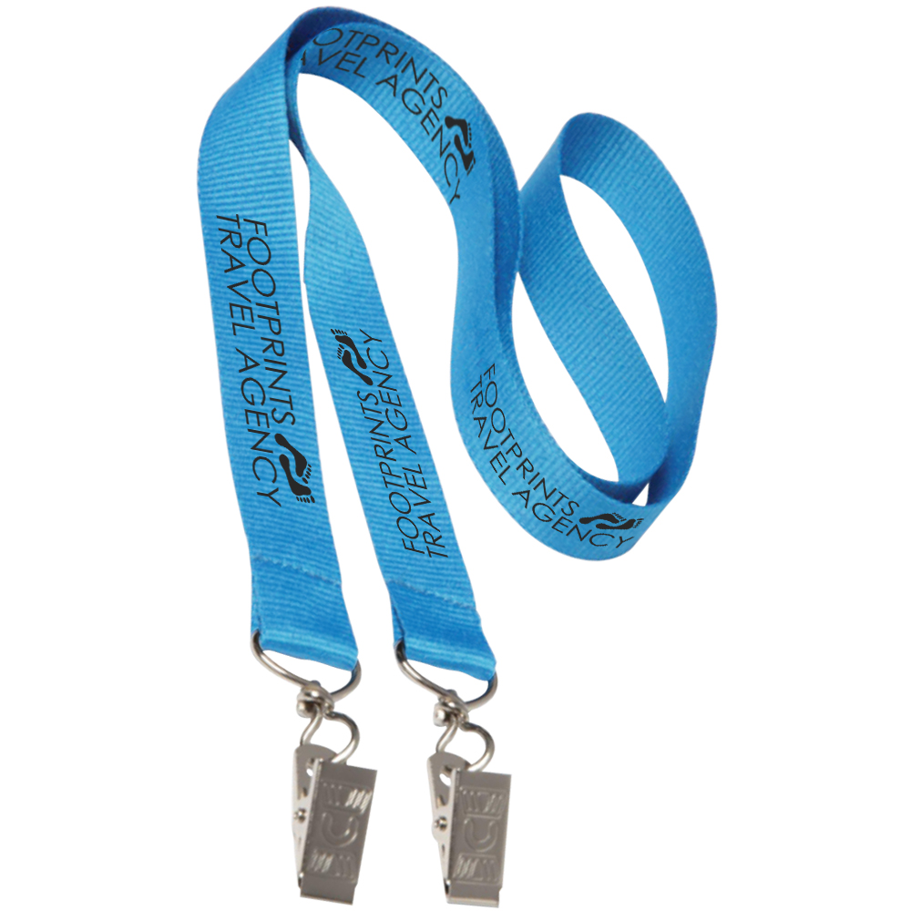 Picture of 0.75" Double Ended Polyester Lanyard