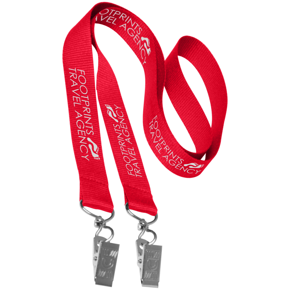 Picture of 0.75" Double Ended Polyester Lanyard