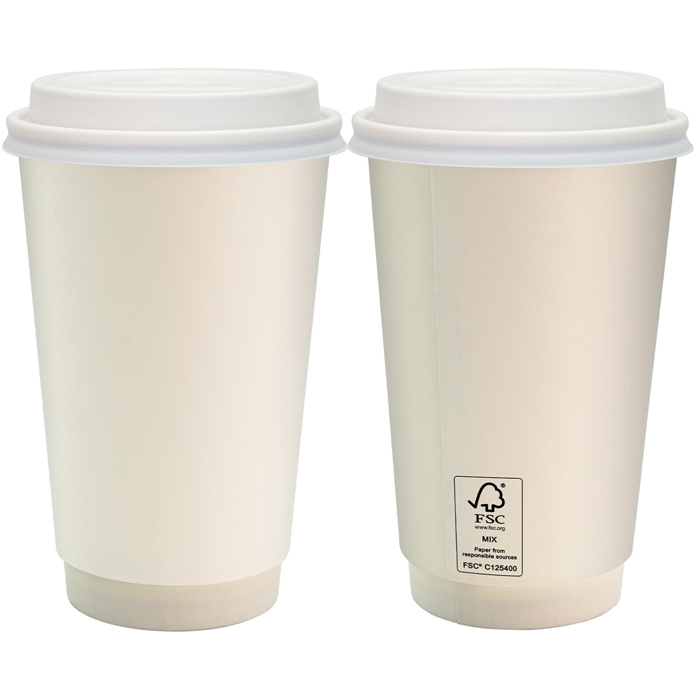 Picture of 16 oz Full Color Paper Cup with Lid