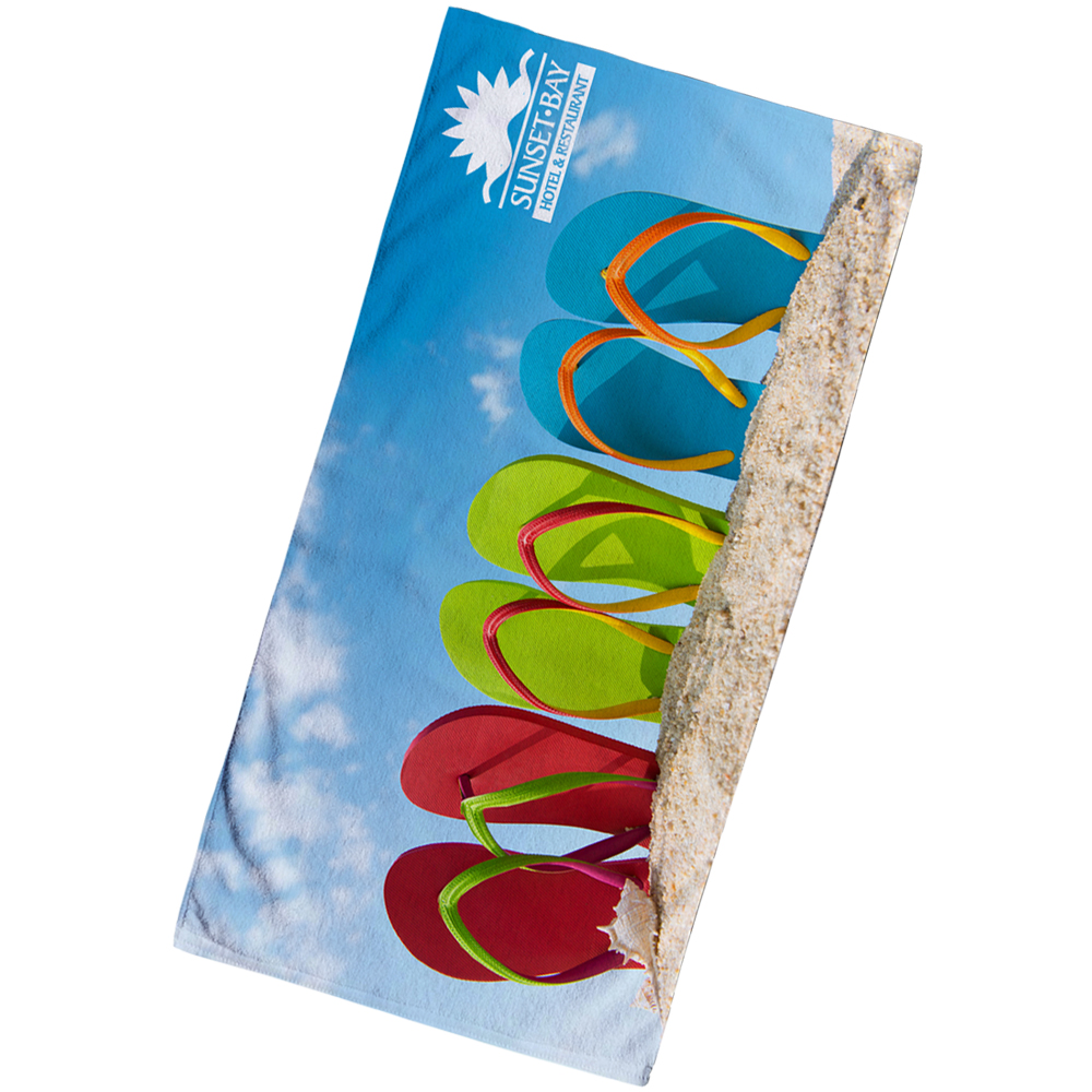 Picture of 60" x 30" Dye Sublimated Standard Beach Towel