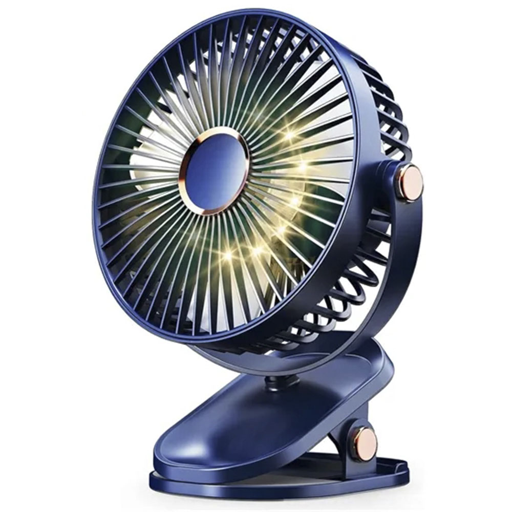Picture of Clip-on Battery Operated Fan with LED Lights