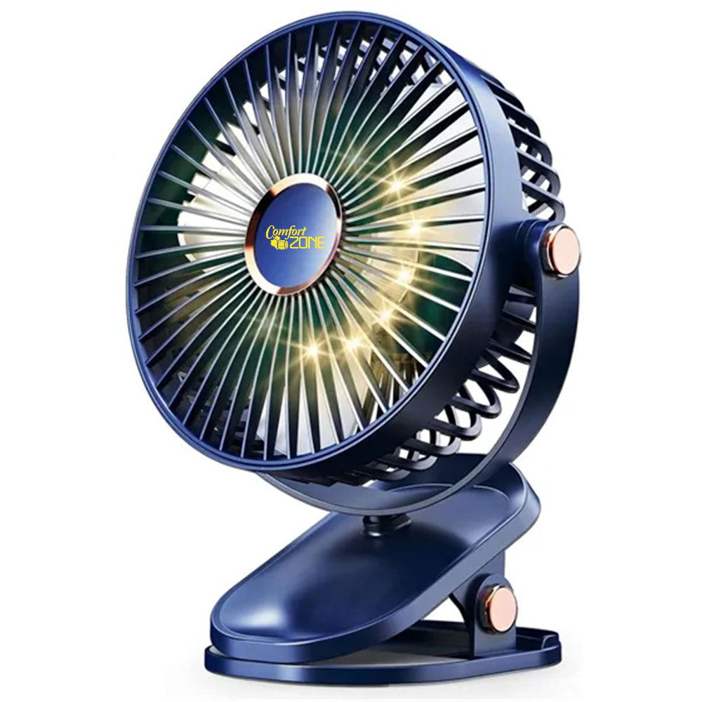 Picture of Clip-on Battery Operated Fan with LED Lights