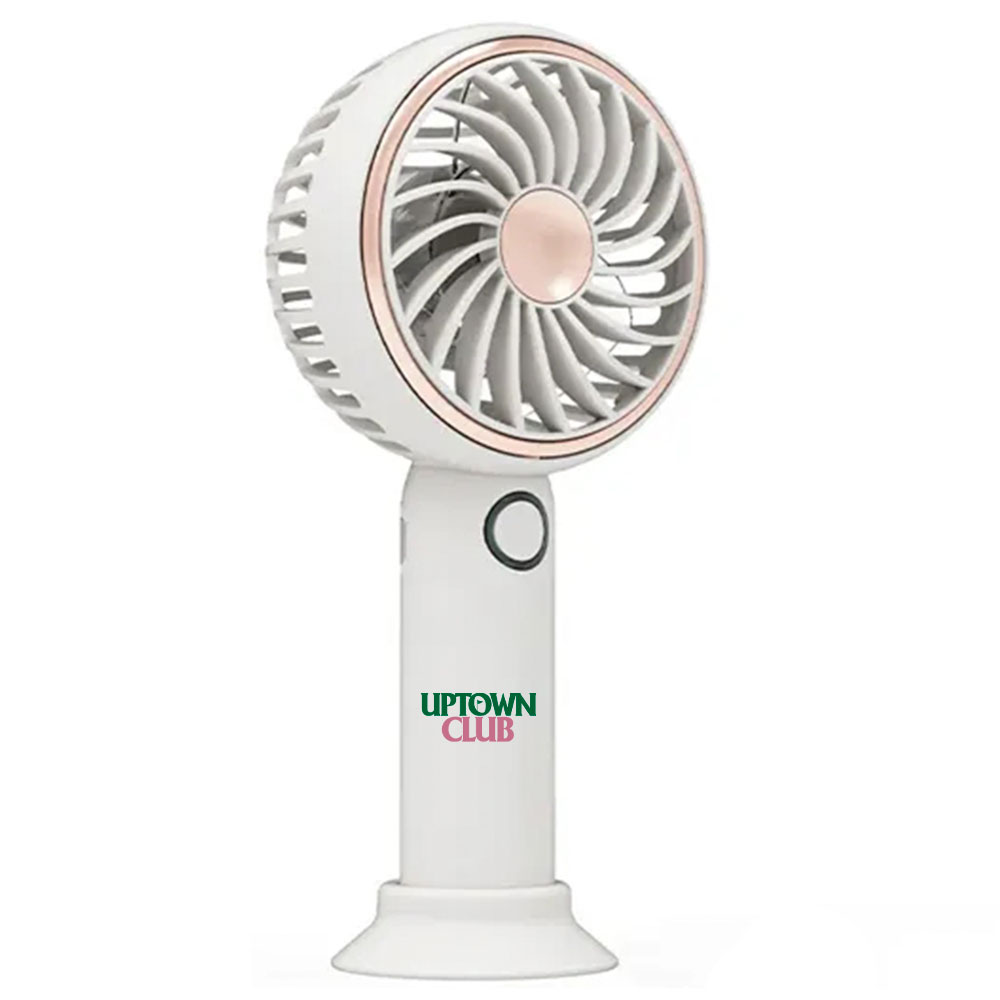 Picture of Simple LED and Handheld USB Rechargeable Fan