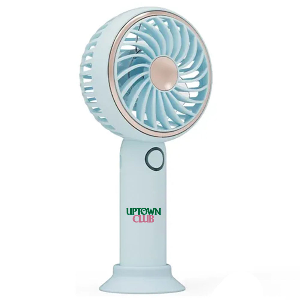Picture of Simple LED and Handheld USB Rechargeable Fan